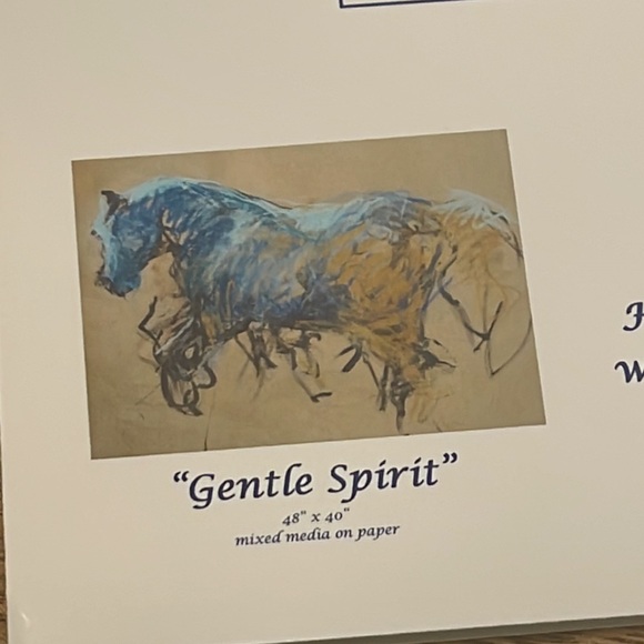 Gentle Spirit -small Print Of the Oil Painting Frame or use as note card - Picture 4 of 6